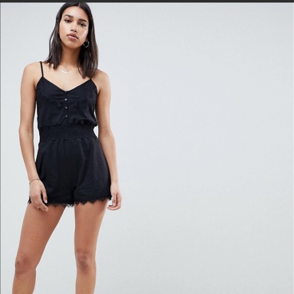 ASOS black casual romper - Picture 2 of 6